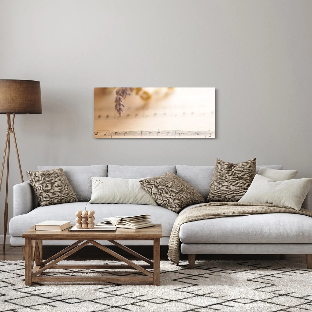 Obraz - Pieseň (120x50 cm)