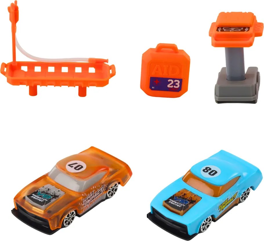 LEAN Toys Mestská ambulancia – sanitka so svetlami a zvukmi