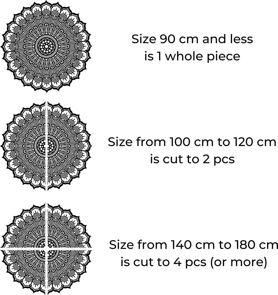Drevená mandala na stenu | PERKO: HDF - Javor 30 cm 4532-100282 HDF0506
