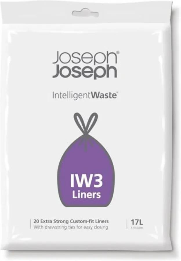 Vrecká na odpadky Joseph Joseph IntelligentWast IW3, objem 17 l