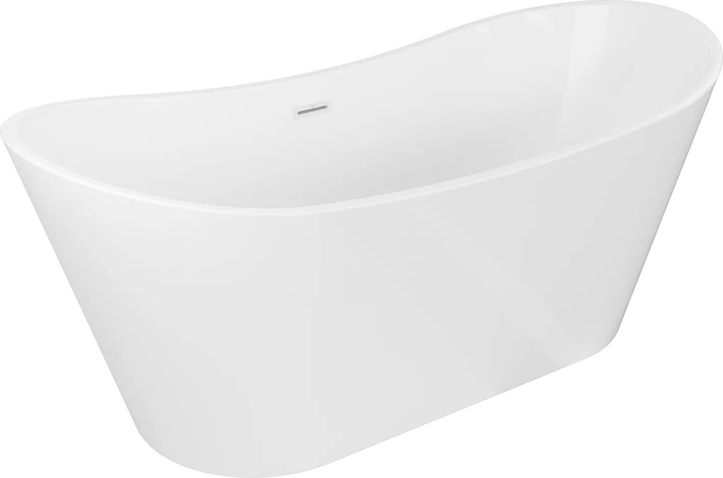 Mexen Montana voľne stojaca vaňa 180 x 90 cm, biela, prepad biely 5201180