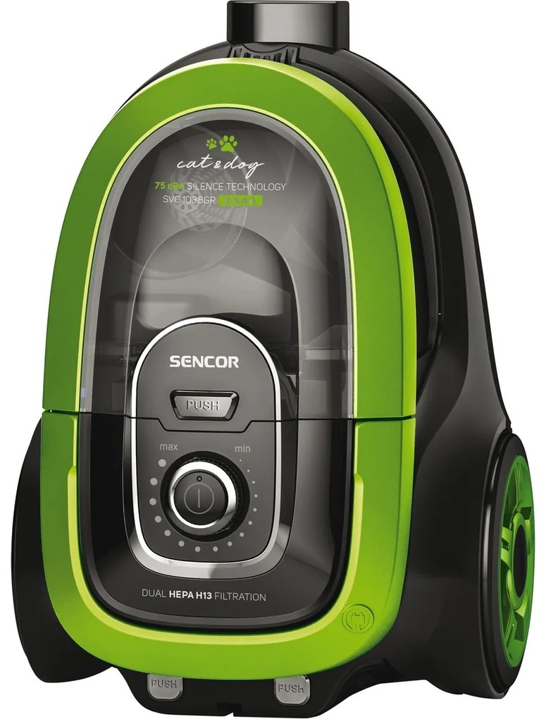 Sencor SVC 1038GR 3AAA bezvreckový vysávač