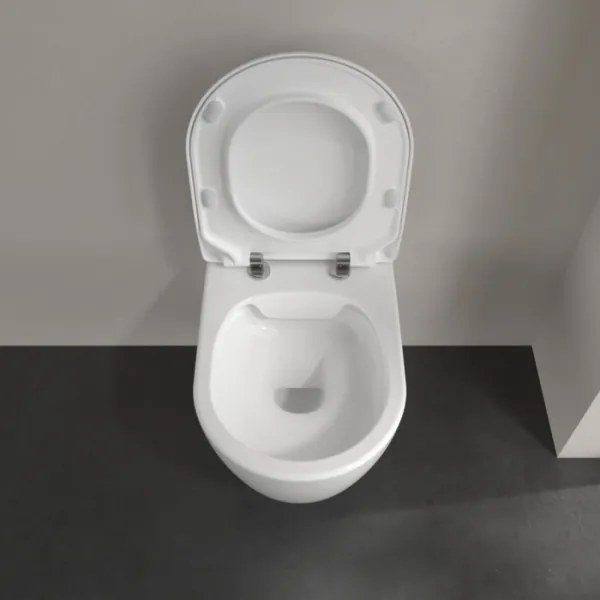 Villeroy & Boch 5656RSR1 - Závesné WC so sedátkom SoftClose AVENTO keramika/biela