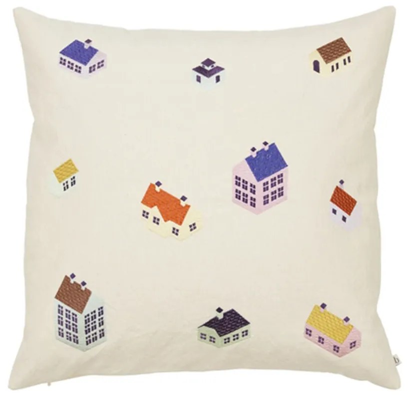 BROSTE COPENHAGEN Poťah na vankúš House 50 × 50 cm