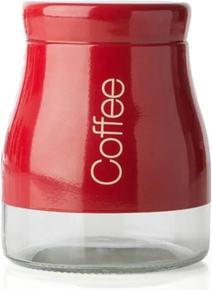 Červená dóza na kávu Sabichi Coffee, 700 ml