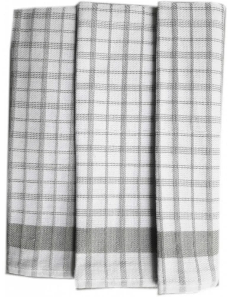 Polášek Károvaná utierka Egypt – 3 ks - č. 43 | Biela / modrá