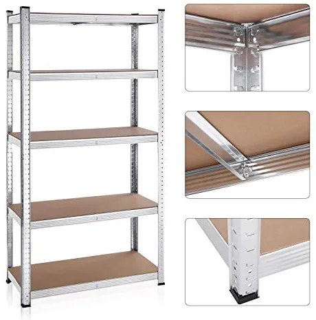 Policové regály 2 ks 180 x 90 x 40 cm SONGMICS - GLR040E02