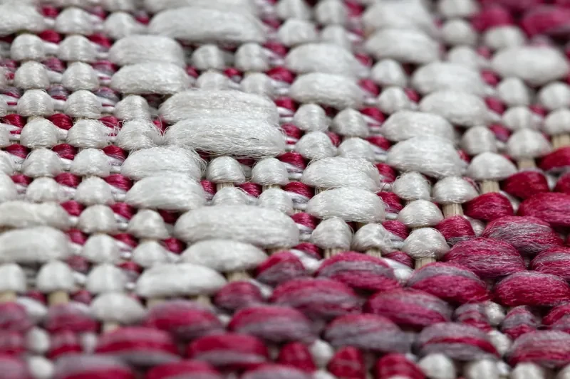 Koberec SISAL SION MREŽA 22129 ecru / fuksia