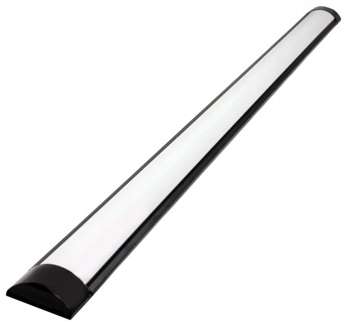 BERGE LED panel MARS - čierne svietidlo SLIM - 120cm - 36W - 230V - 3600Lm - studená biela