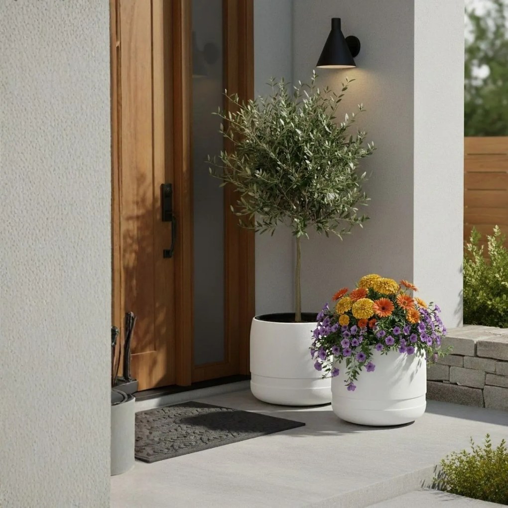 Kvetináč LUNA Vase 42 cm biely