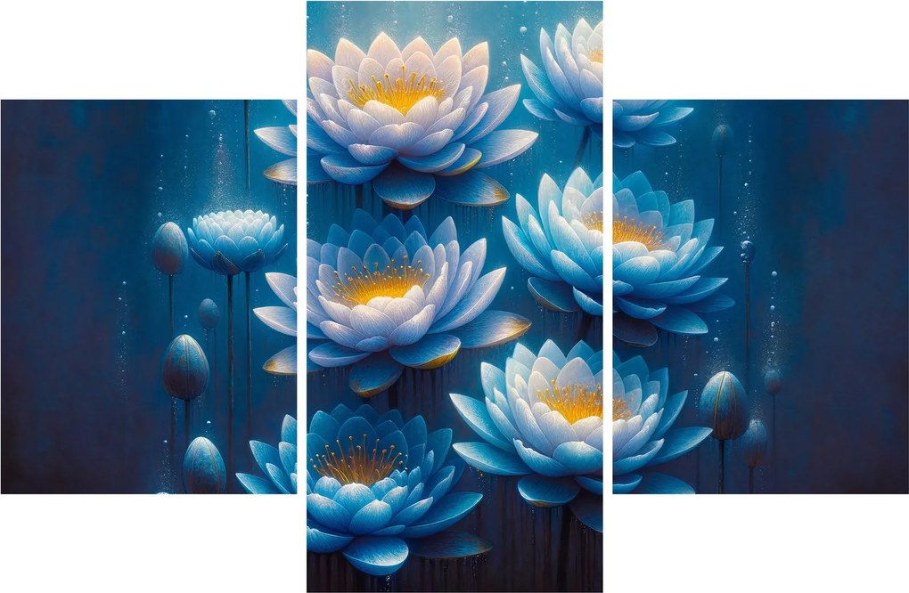 Obraz - Lekná pod hladinou (90x60 cm)