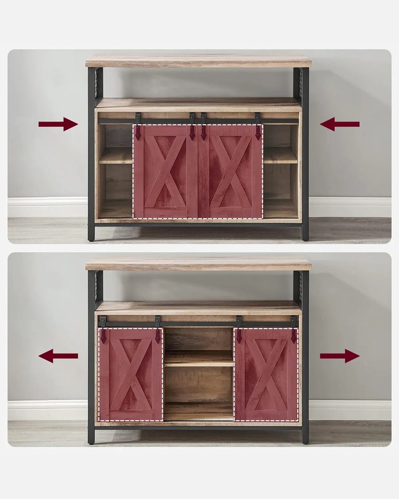 Komoda Vasagle Tanya ťavia hnedá