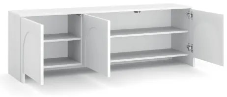 Televízny stolík NIO biely