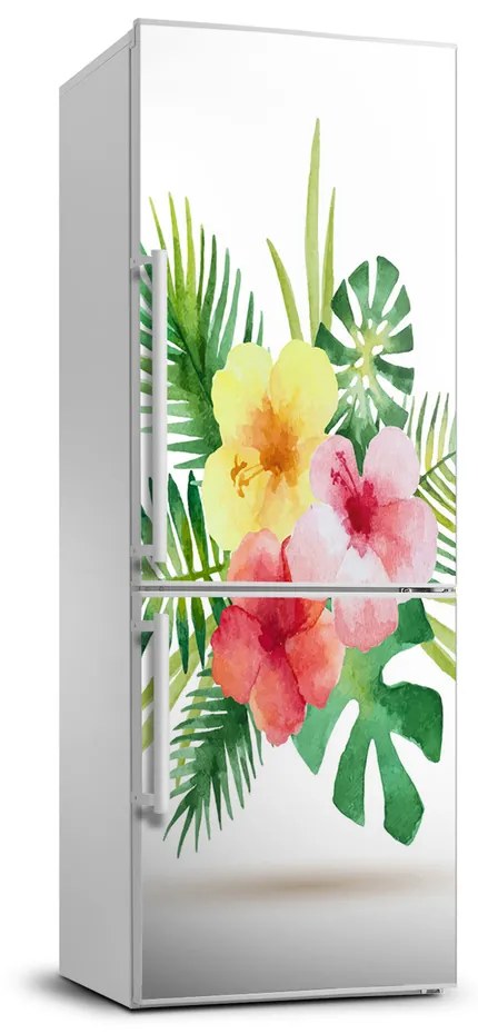Fototapeta na chladničku Havajské kvety FridgeStick-70x190-f-85139888