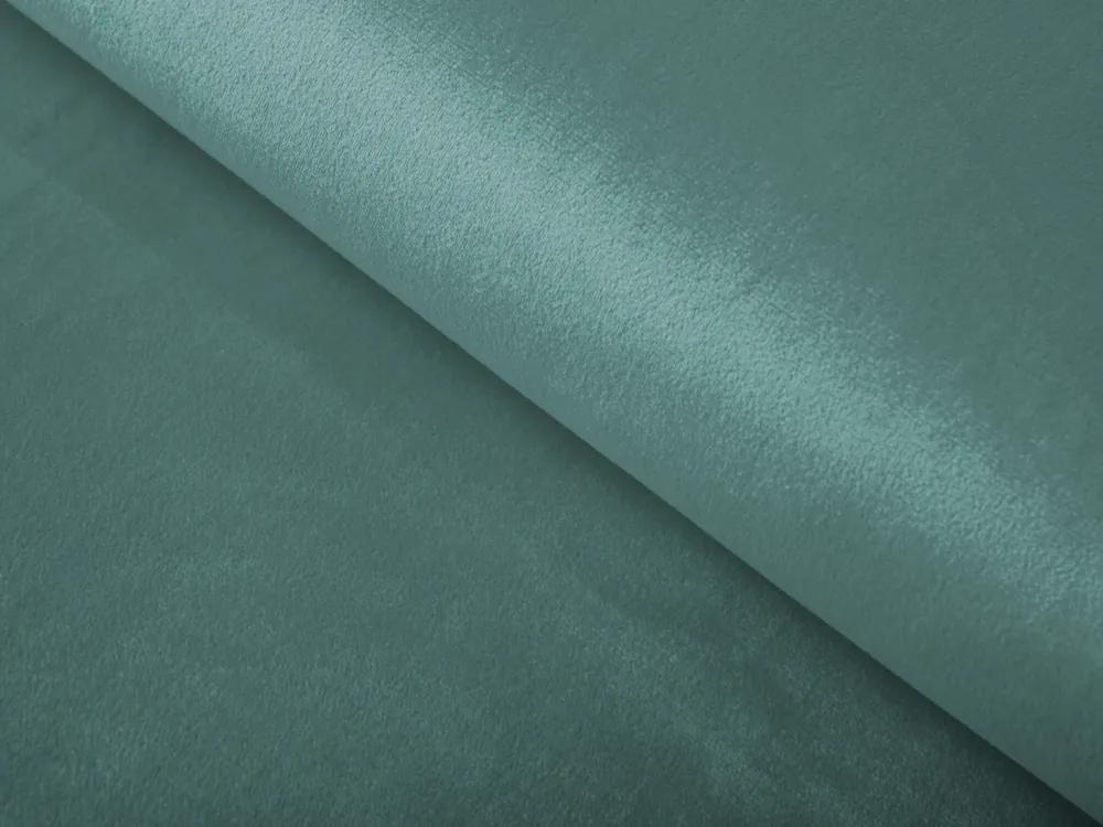 Biante Zamatový behúň na stôl Velvet Prémium SVP-022 Ľadovo zelený 35x160 cm
