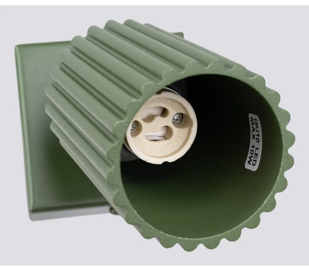 Zelené bodové svietidlo 8x16 cm Gleam – Sollux