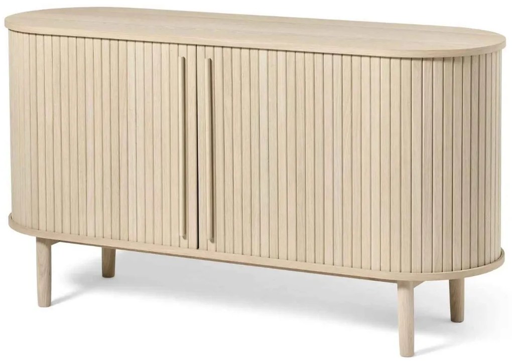 Dizajnová komoda Palomino 140 cm biely dub