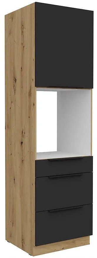 Kuchynská skrinka Aria-Bl/Ar Anti Fingerprint 60dps-210 1f 3s