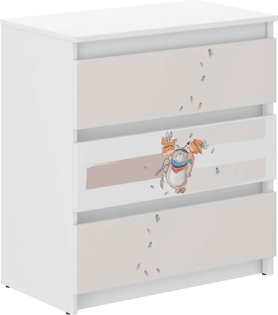 Wooden Toys Detská komoda R-3 MISIU