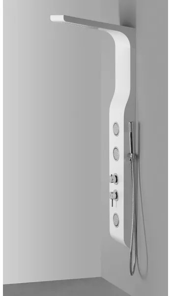 Aqualine - Sprchový panel YUKI matná biela