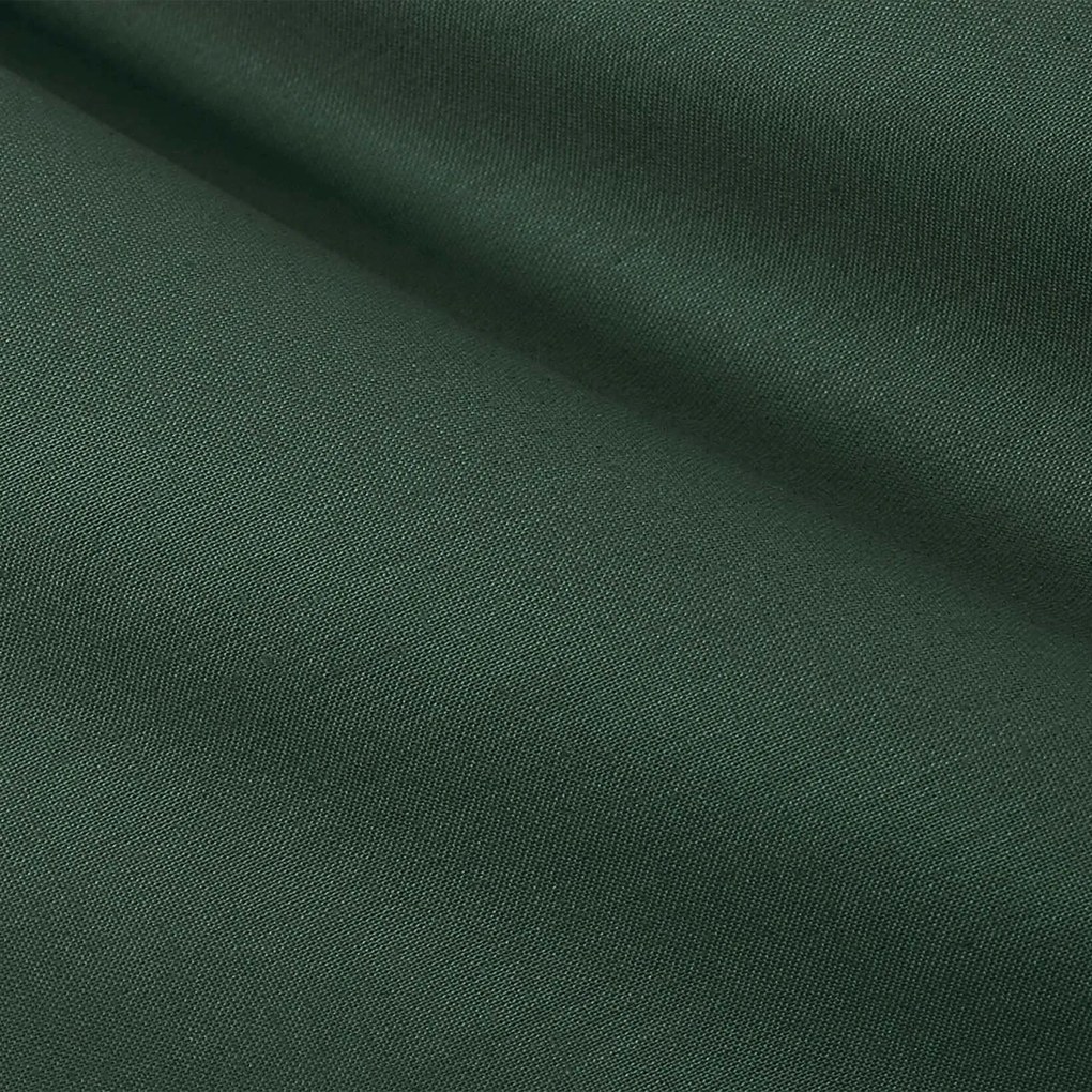 Goldea vianočný behúň na stôl 100% bavlnené plátno - tmavo zelený 50x140 cm