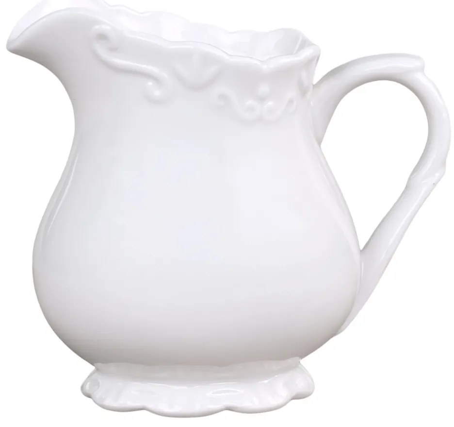 Porcelánový džbánok na mlieko s čipkou Provence lace - 9cm / 0.2L