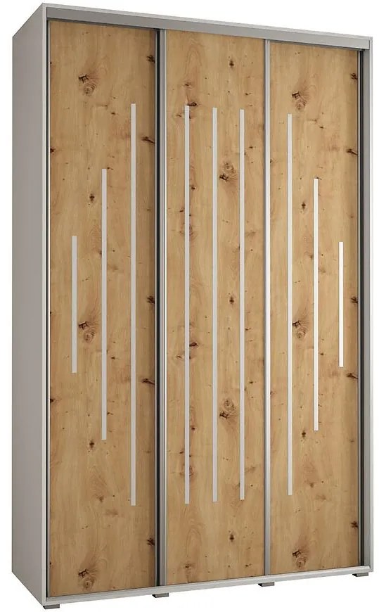 Skriňa 45 Canaris 12 160 biela/artisan/silver