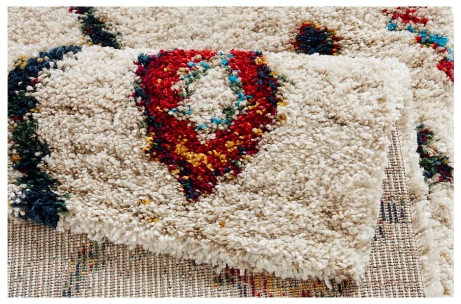 Krémovobiely koberec Mint Rugs Geometric, 200 x 290 cm