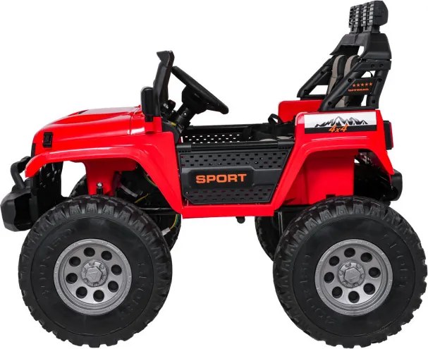 Elektrické autíčko Extreme Sport 4x4 červené