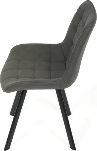 Jedálenská stolička sivá HC-V3066 GREY3