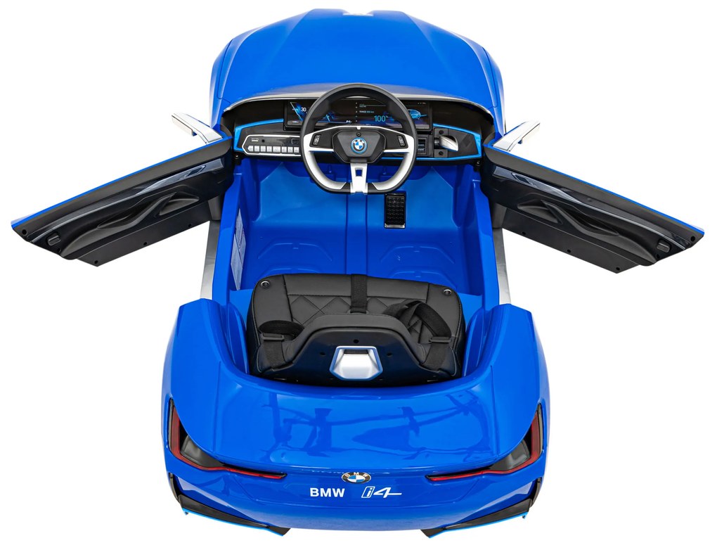 BMW i4 auto na batérie pre deti modré + diaľkové ovládanie