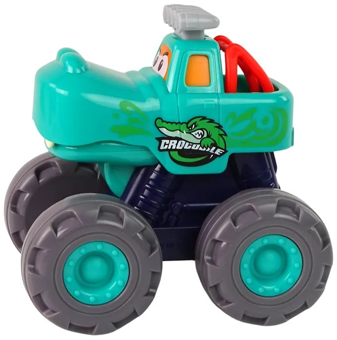 Lean Toys Autíčko Monster Truck - Krokodíl tyrkysový