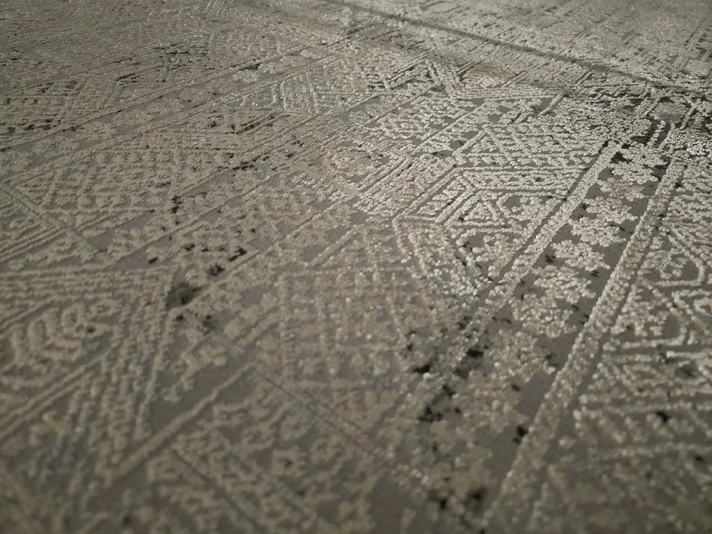 BE Koberec Deluxe 9090 GREY – sivý obdĺžnikový Rozmer: 60x100 cm