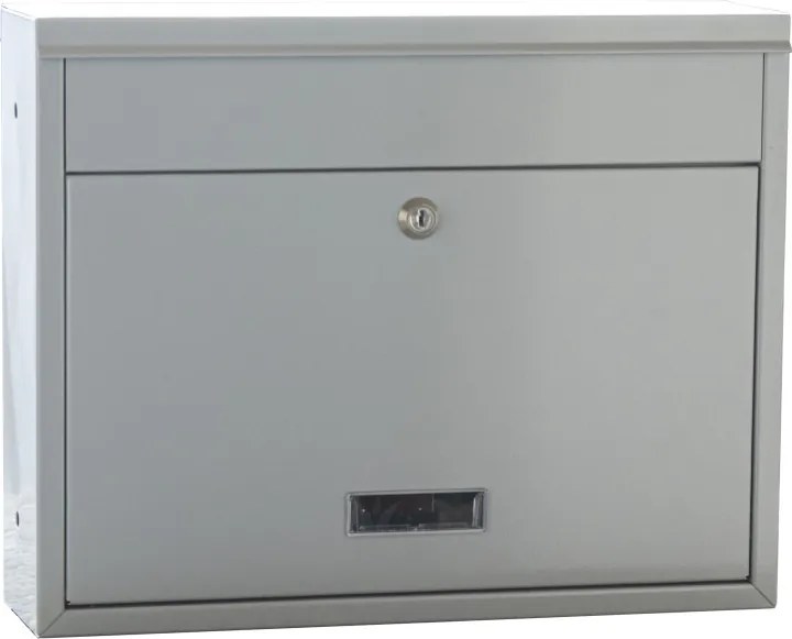 RADIM obojstranná poštová schránka RAL 9006 / Strieborná