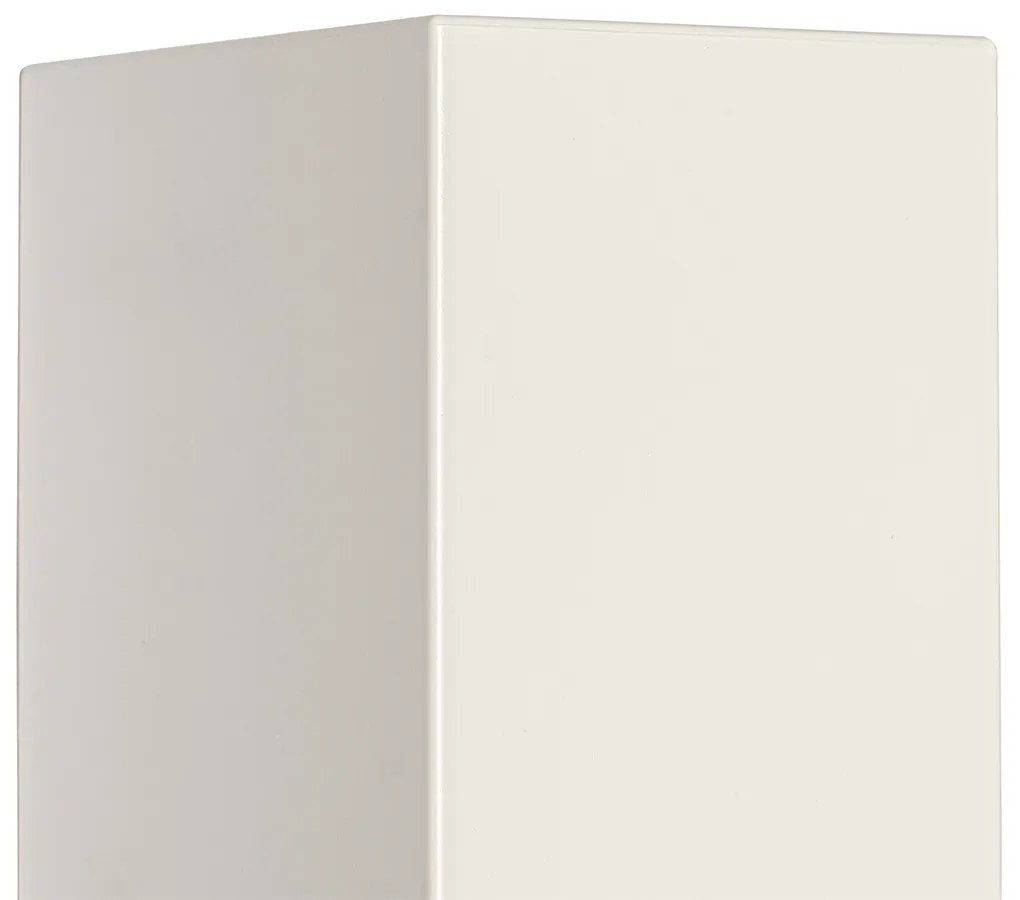 Moderná vonkajšia nástenná lampa biela plastová 2-svetlá - Baleno