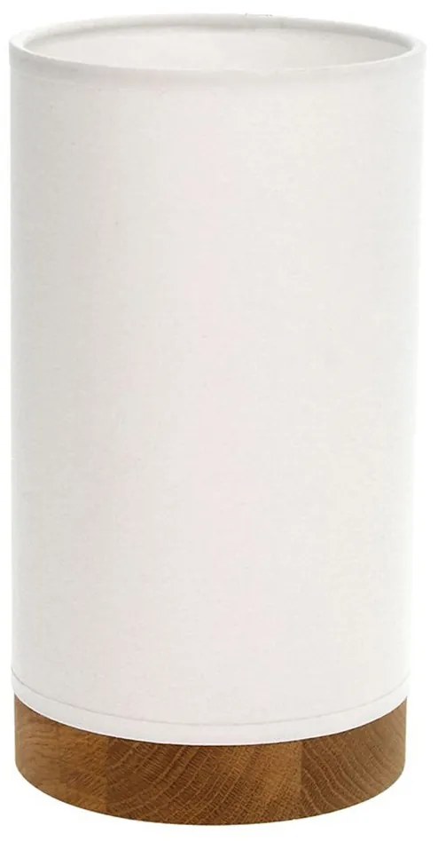 Spot-Light DO70881174 - Stolná lampa FIRE 1xE27/25W/230V dub/biela