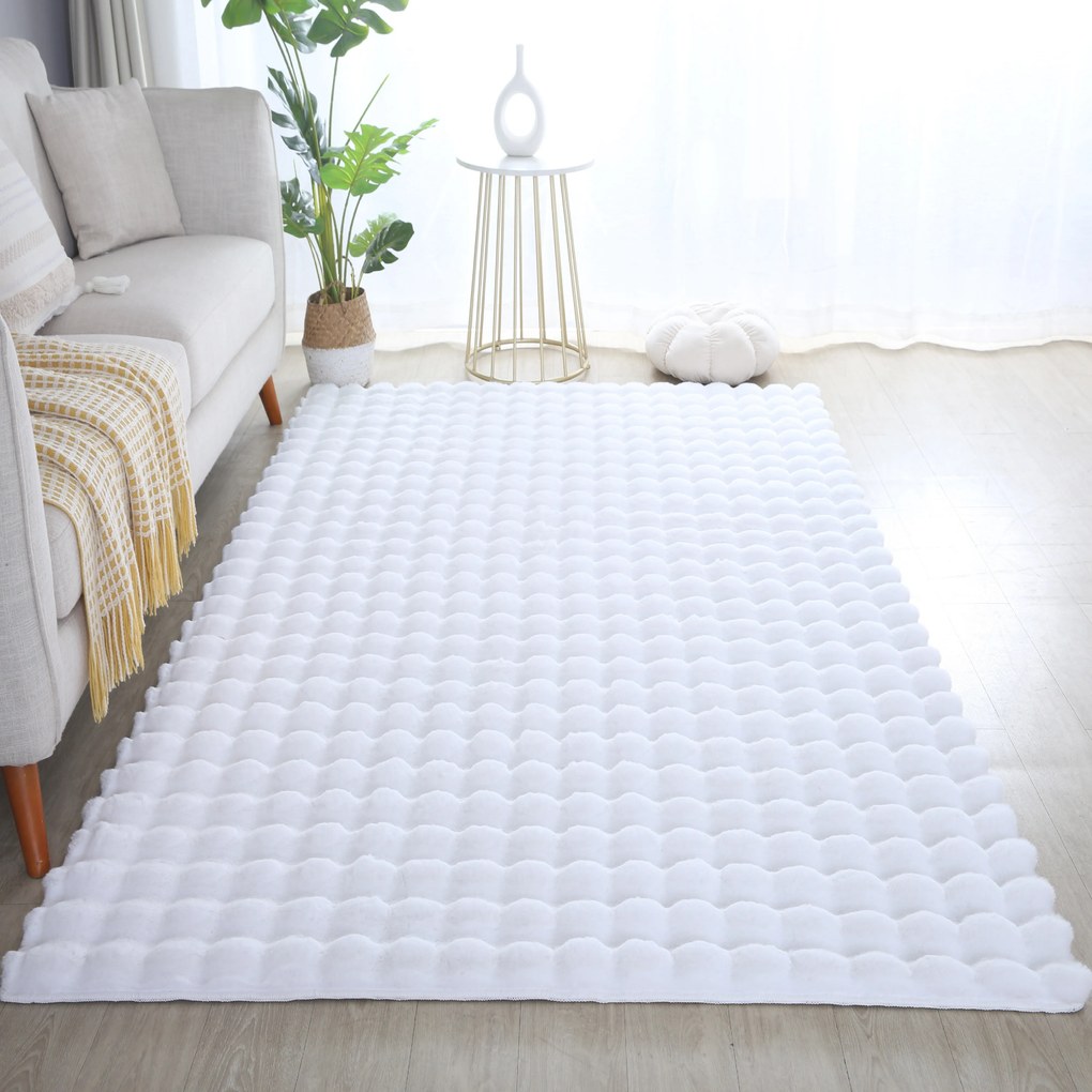 Ayyildiz 120x170 cm Kusový koberec Ambiance 5110 White, biela, obývacia izba