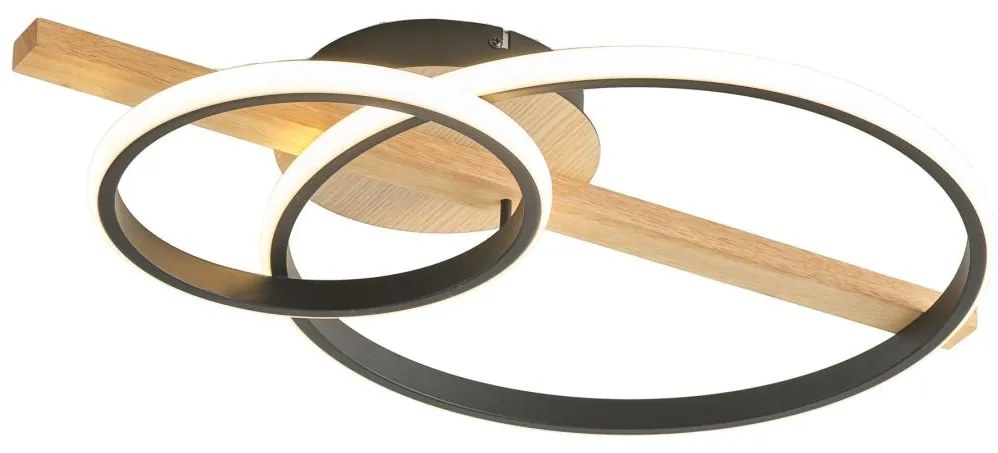 Zuma Line MX3913-2-3BWLT - LED Prisadený luster ALMERIA LED/17W/230V