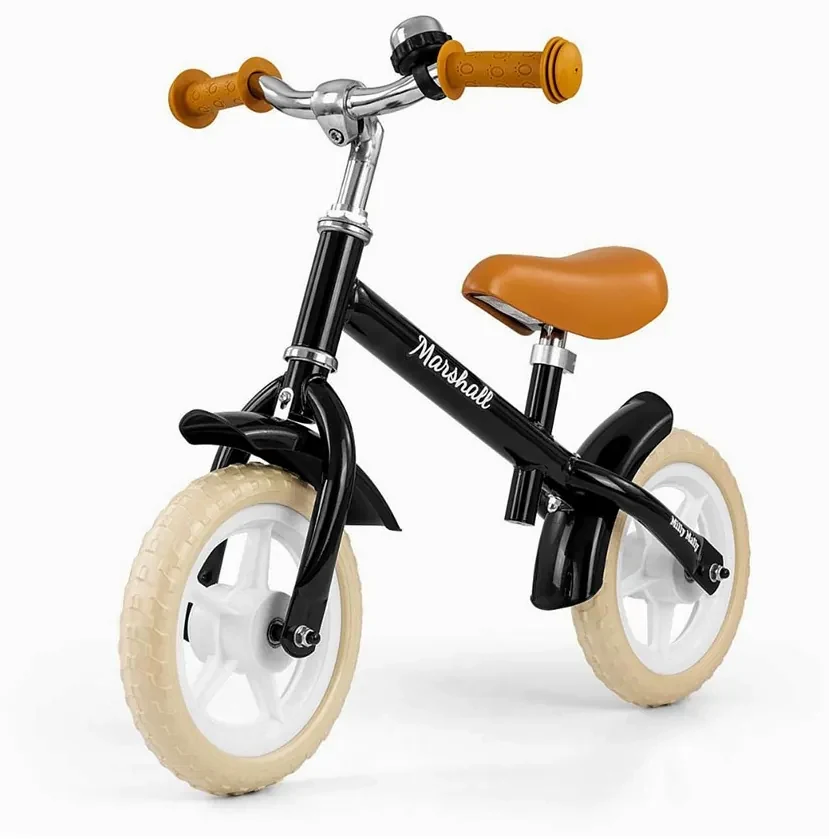 Detské odrážadlo bicykel Milly Mally Marshall Black