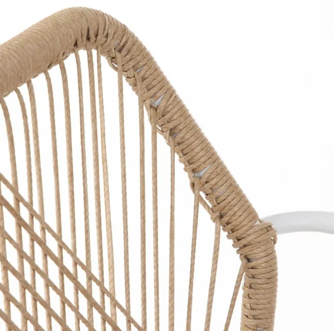 Stolička SOBREME biela / naturálna 892085
