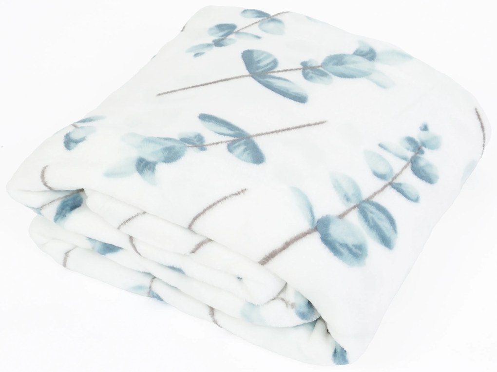 Deka mikroplyš Exclusive 150 × 200 cm – Eukalyptus