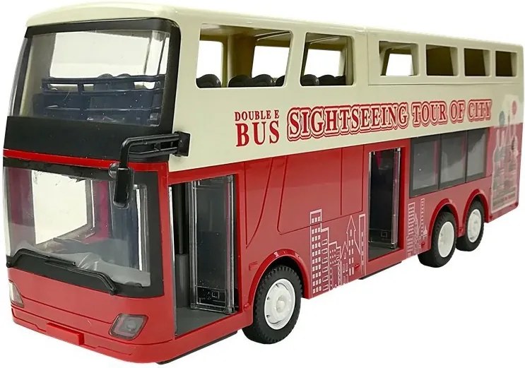 Double E Diaľkovo ovládaný R/C 2.4G podlahový autobus 1:18