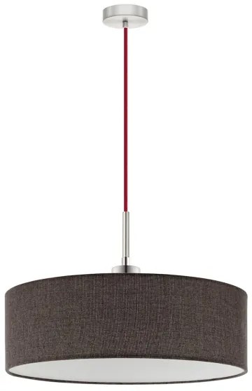 Eglo - LED Luster na lanku TUNJA 1xE27/60W/230V hnedá