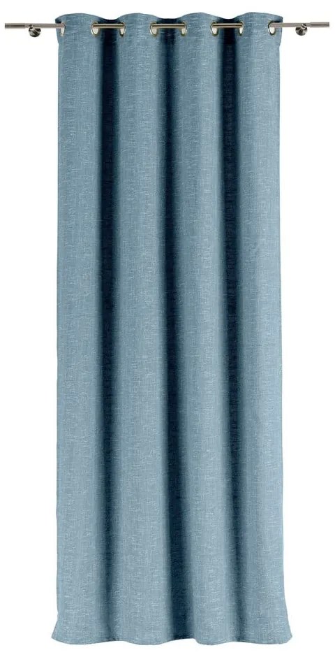 Modrý záves 140x245 cm Riva – Mendola Fabrics