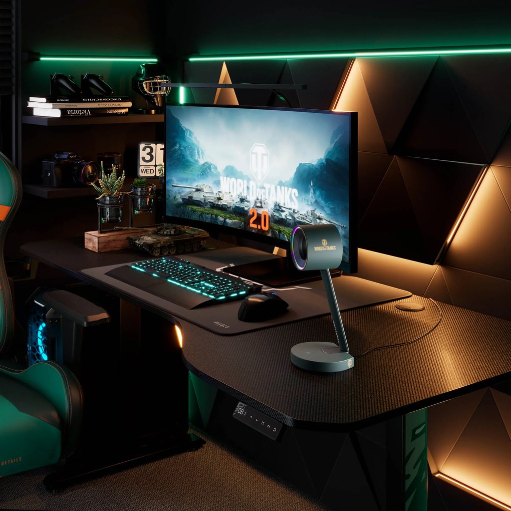 Výškovo Nastaviteľný Stôl Diablo X-Tensio 1600 Čierny