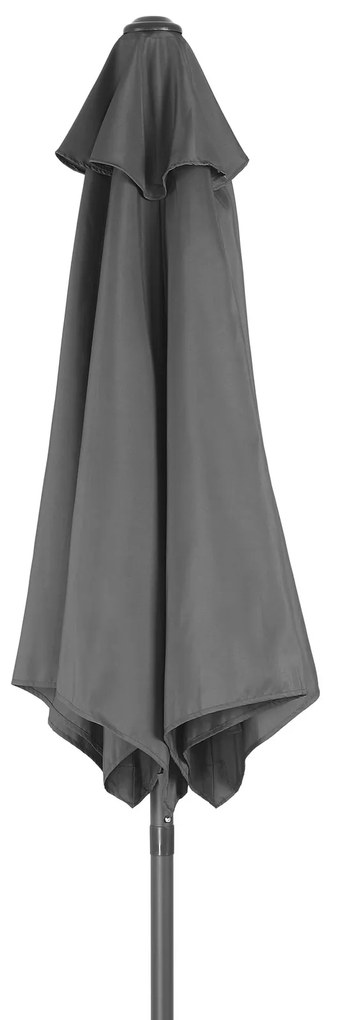 Kingsleeve Slnečník, antracit Ø 200 cm s kľukou