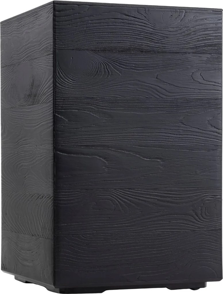 Květináč na kolečkách BETONIQUE I 60x40 cm černý