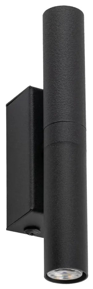 LED Nástenné svietidlo LAGOS 2xG9/3W/230V čierna