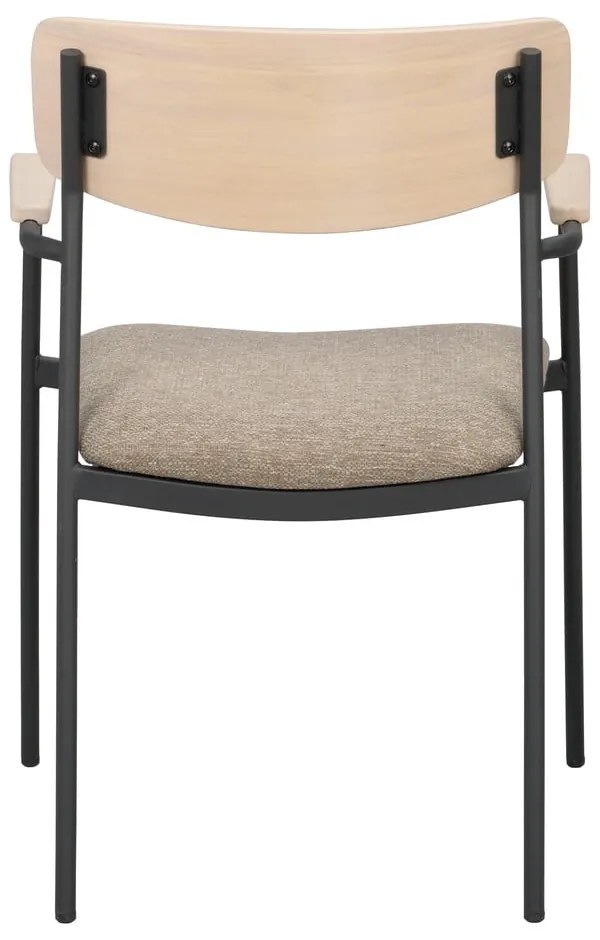 Jedálenská stolička v béžovo-prírodnej farbe v súprave 2 ks Maymont – Rowico