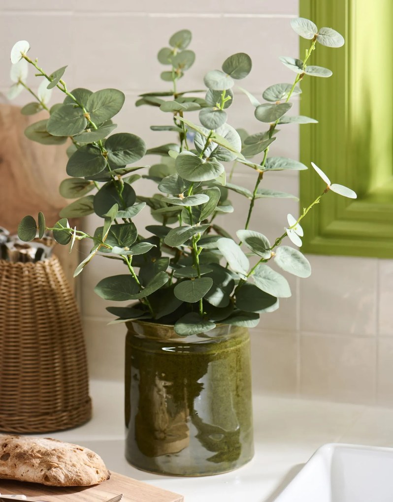 Ib Laursen Keramický obal na kvetináč Green 17 cm